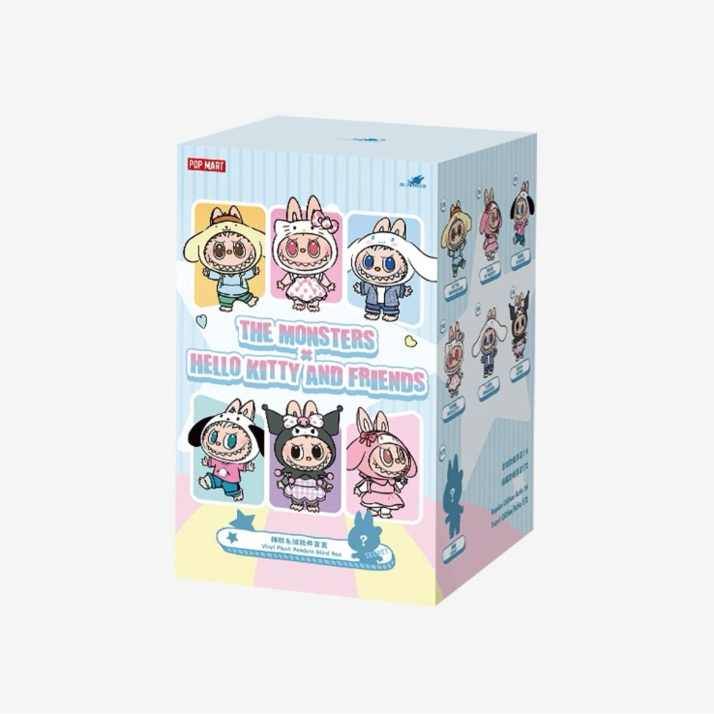 POP MART The Monsters x Hello Kitty and Friends Vinyl Plush Pendant - Blind Box - Picture 2 of 11